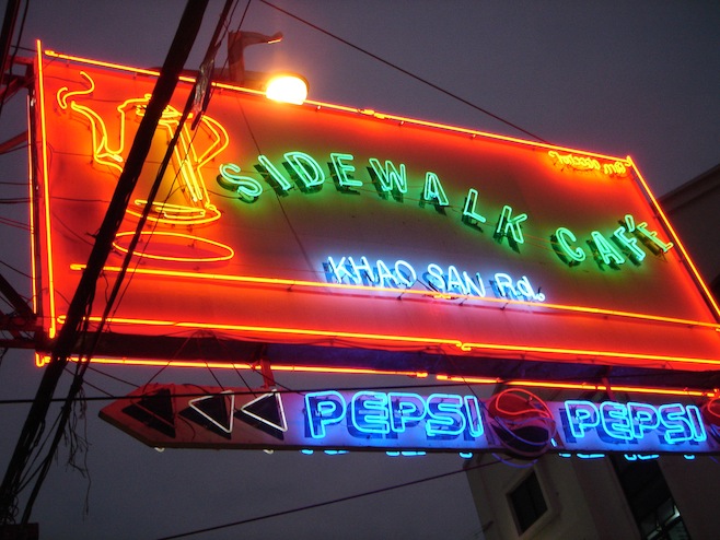 Khao San Sign
